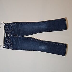 Levi’s 515 Women’s Jeans Sz 6S Bootcut Mid Rise Dark Wash Denim Pants Whiskered